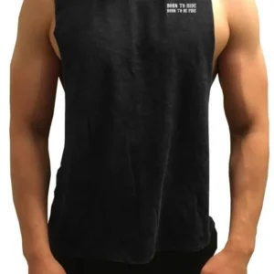 Mens MotorCycle Skull Workout bodybuilding gym muscle shirt Loose Tank Top