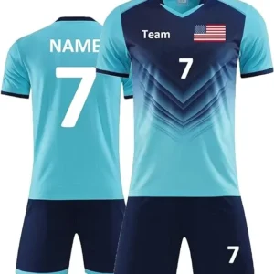 Custom Made Soccer Uniforms / Sublimated Jersey & Shorts All Sizes Set
