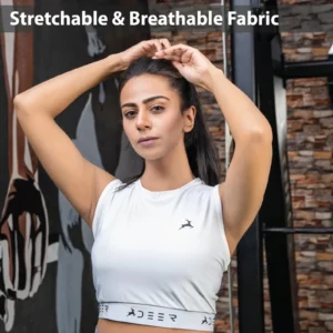 Crop Top Workout Shirts: Ideal for Yoga, Running, and Gym - Women's and Girls