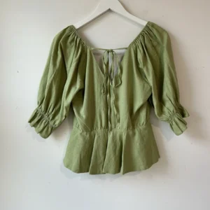 Blend Blouse Wmn’s Sz M Green Summer Comfy Stylish Beach